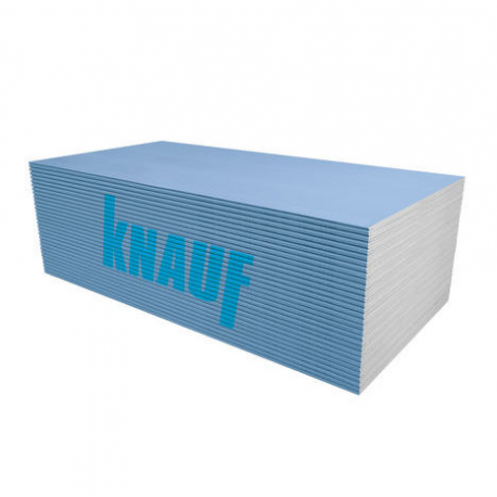 Knauf märkätilakipsilevy BLUE 1,2x3,0x12,5mm  3,60m2  (2,70€/m2)