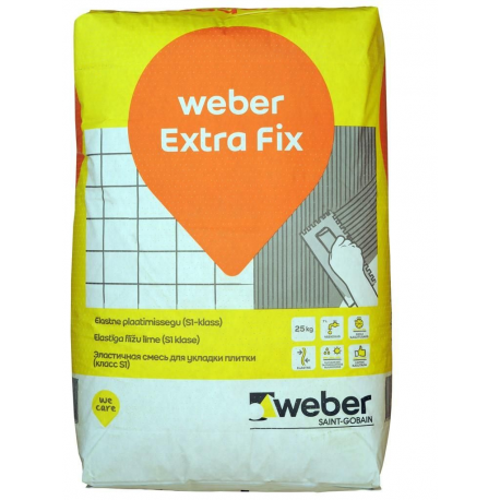 WEBER Extra Fix  S1 TE  25 kg