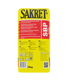 SAKRET SBP (hiertorappaus) 2 mm 25 kg